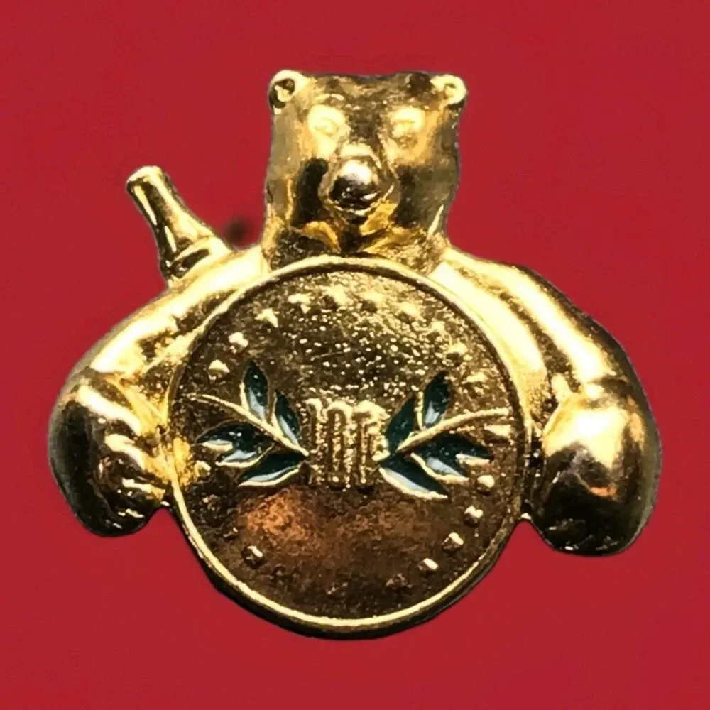 Coca Cola Polar Bear Pin Atlanta Olympics Made in 1993 Vintage 90s